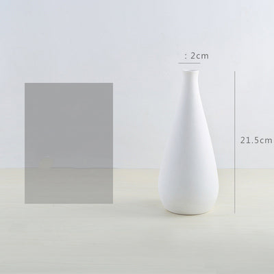 Simple Modern Ceramic Vase Nordic White Vase